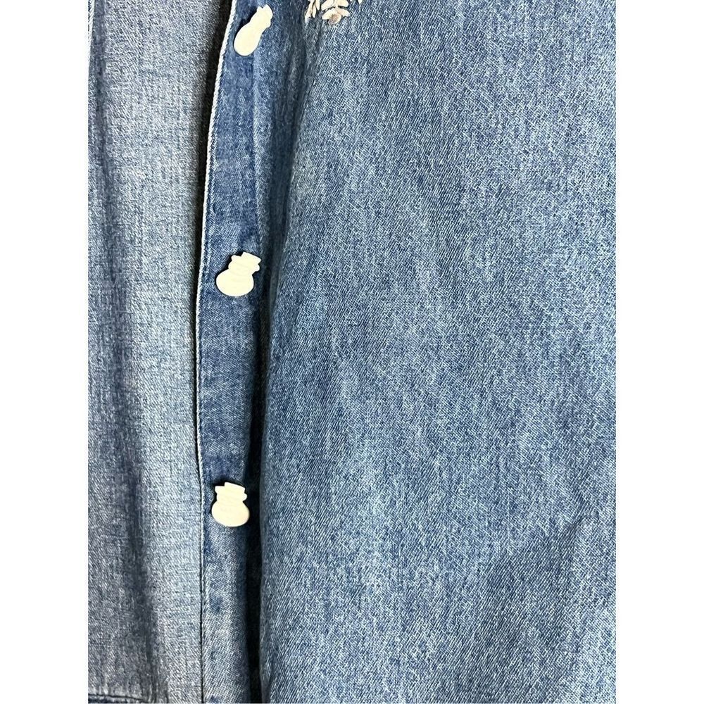 Tantrums snowman Christmas jean shirt 2x - Picture 3 of 7
